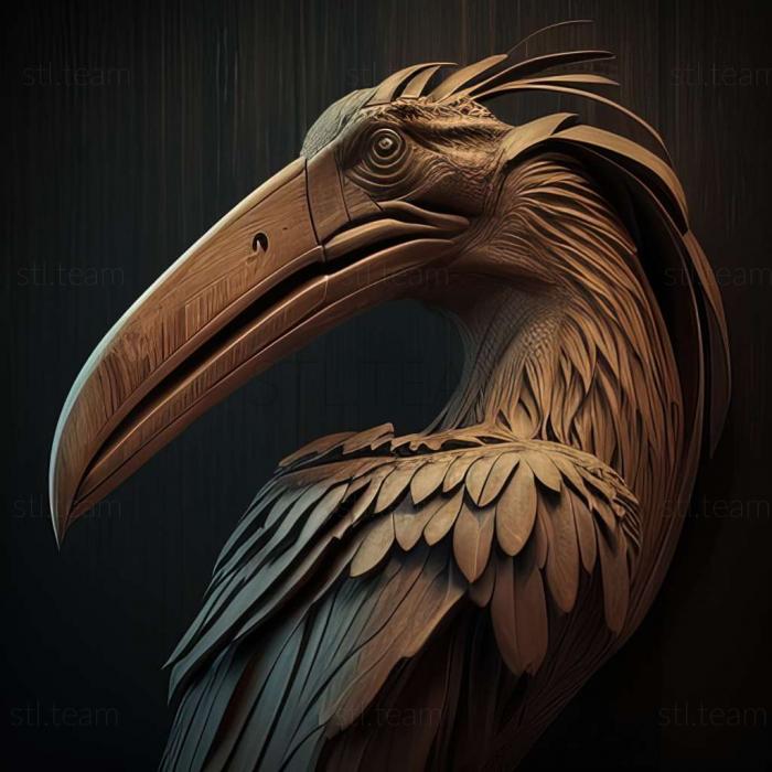 3D модель Pelecanus thagus (STL)